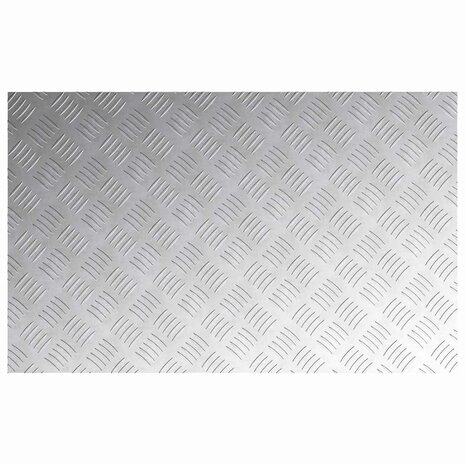 traptreden Rechthoekig 2 pcs Zilver 80 x 50 cm Aluminium 5