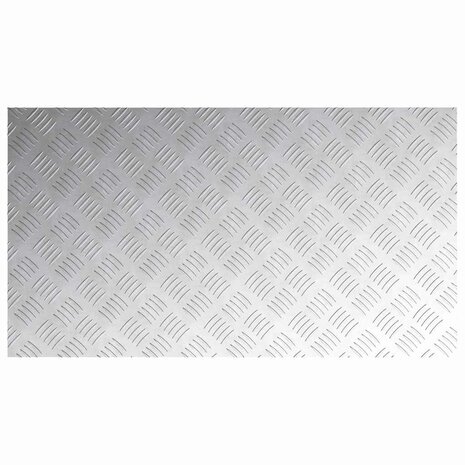 traptreden Rechthoekig 2 pcs Zilver 90 x 50 cm Aluminium 5