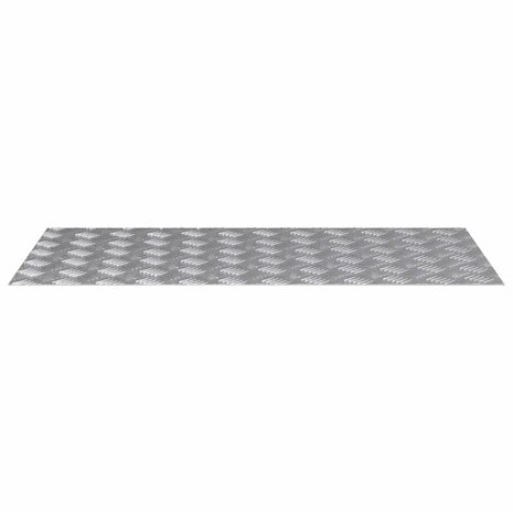 traptreden Rechthoekig 2 pcs Zilver 100 x 50 cm Aluminium 3