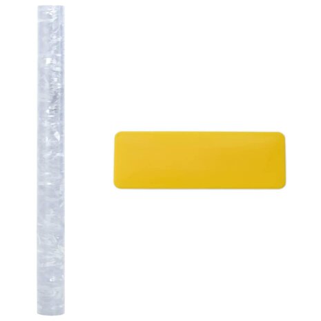 Statische raamfolie Bloemen Patroon 90 x 500 cm PVC 7