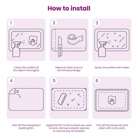 Statische raamfolie Doorzichtig 45 x 2000 cm PVC 9
