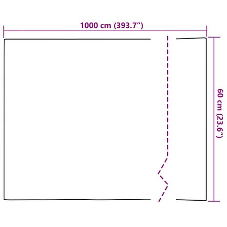 Statische raamfolie Doorzichtig 60 x 1000 cm PVC 8