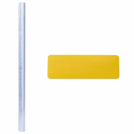 Statische raamfolie Doorzichtig 90 x 1000 cm PVC 7