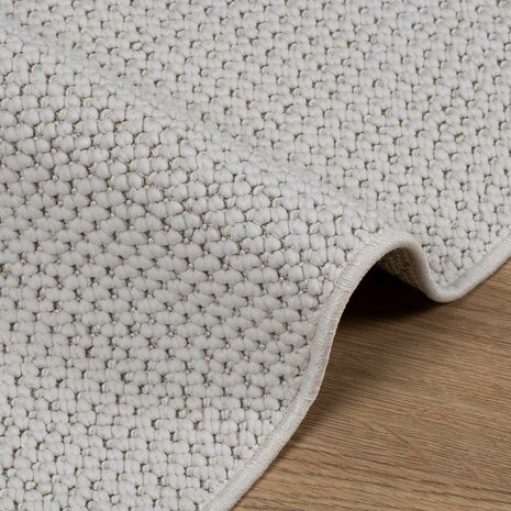 Vloerkleed Rechthoekig LUGO Cr&egrave;me 150 x 80 cm Polyester 5