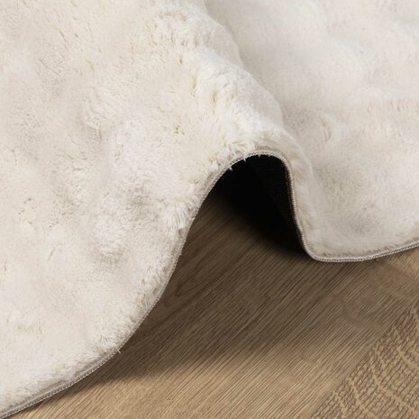 Vloerkleed Rechthoekig SIROLO Beige 150 x 80 cm Polyester 5