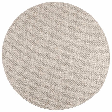 Vloerkleed Rond FARO Cr&egrave;me &Oslash; 200 CM Polyester 1