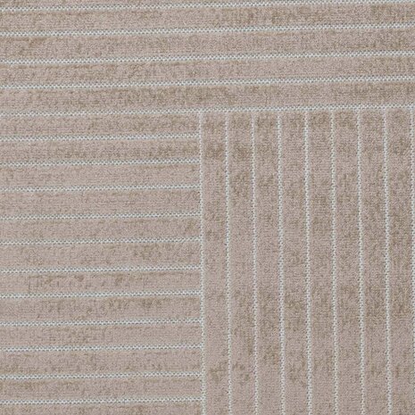 Vloerkleed Rond PALMERAS Beige &Oslash; 200 CM Polyester 7