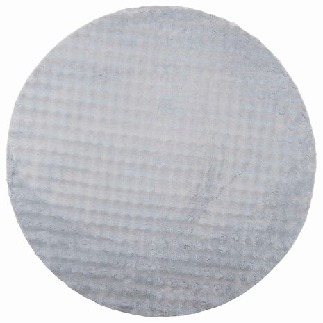 Vloerkleed Rond SIROLO Grijs &Oslash; 160 CM Polyester 2