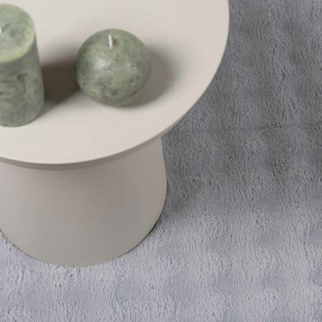 Vloerkleed Rond SIROLO Grijs &Oslash; 200 CM Polyester 6