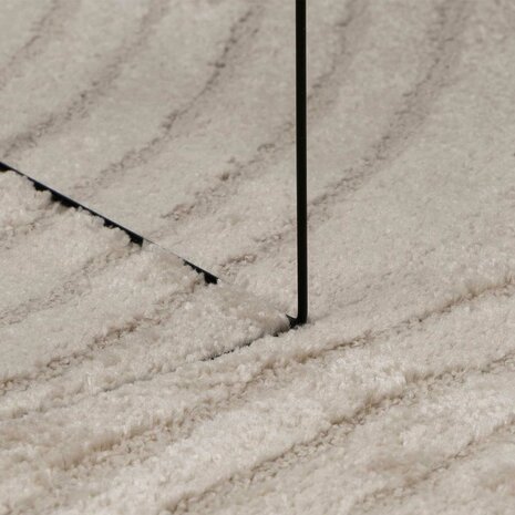Vloerkleed Rond GALATI Beige &Oslash; 120 CM Polyester 6