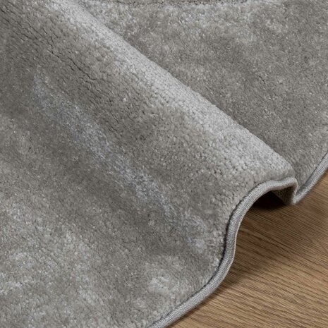 Vloerkleed Rond GALATI Grijs &Oslash; 120 CM Polyester 4