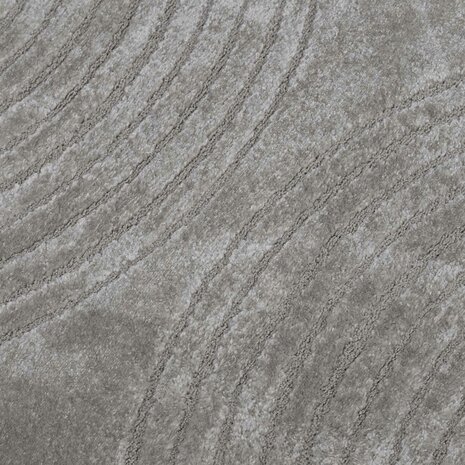 Vloerkleed Rond GALATI Grijs &Oslash; 120 CM Polyester 5