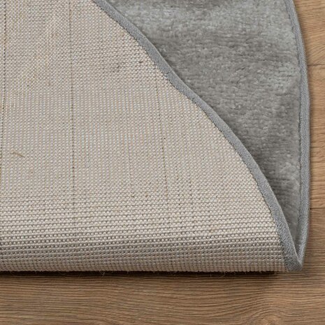 Vloerkleed Rond GALATI Grijs &Oslash; 160 CM Polyester 4