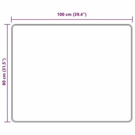 Vloerkleedloper MARSA Grijs 100 x 80 cm Polyester en PVC 7
