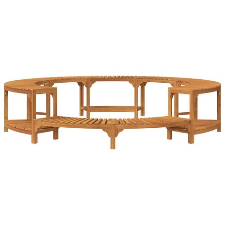 Hottub ombouw Bruin &Oslash;255 x 55,5 cm Massief Acaciahout 6