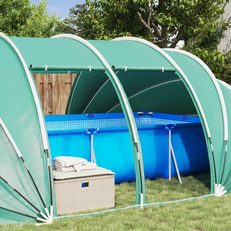 Zwembad Tent Koepel Blauw 538 x 440 x 204 cm 5