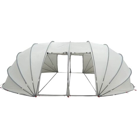 Zwembad Tent Koepel Grijs 538 x 440 x 204 cm 6