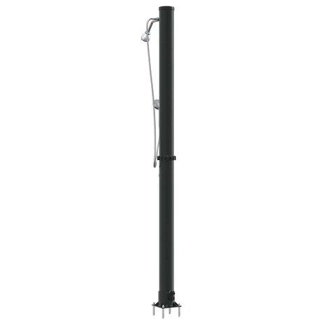 Buiten Zonnedouche Zwart 217 cm PVC en Aluminium 7
