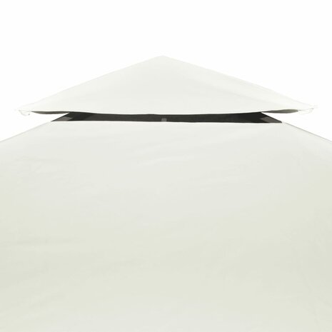 Vervangend tentdoek prieel 310 g/m&sup2; 3x4 m cr&egrave;mewit 3