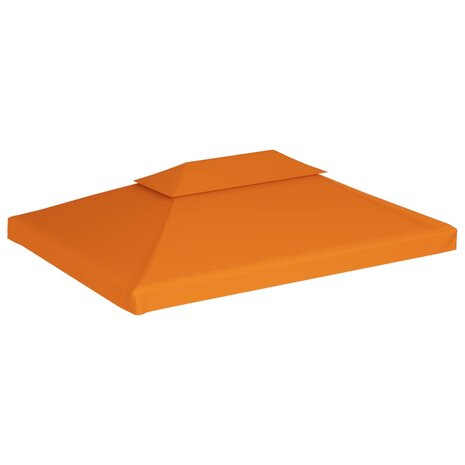 Vervangend tentdoek prieel 310 g/m&sup2; 3x4 m oranje 2
