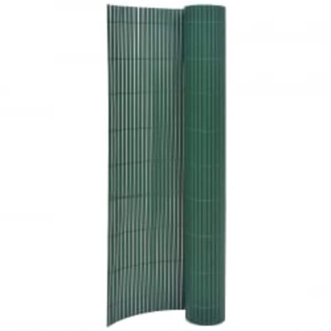 Tuinafscheiding dubbelzijdig 90x400 cm groen 1