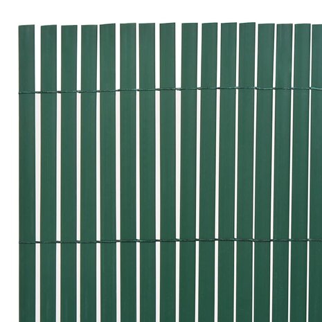 Tuinafscheiding dubbelzijdig 90x400 cm groen 5
