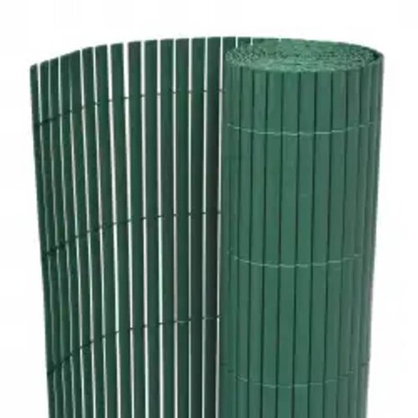 Tuinafscheiding dubbelzijdig 110x400 cm groen 2