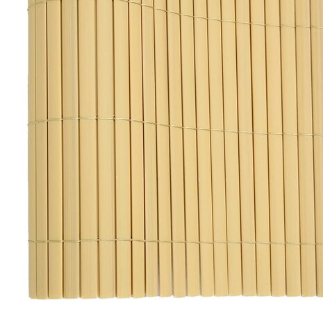 Tuinafscheiding dubbelzijdig 110x400 cm geel 5