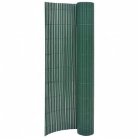 Tuinafscheiding dubbelzijdig 110x500 cm groen 1