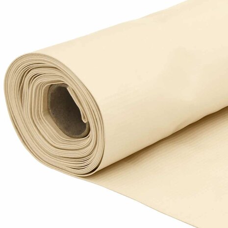 Balkonscherm 400x120 cm PVC cr&egrave;mekleurig 5