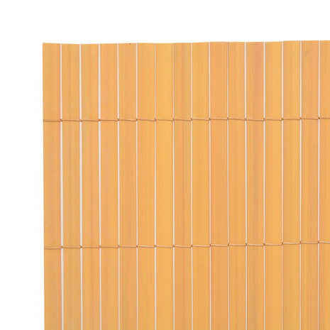Tuinafscheiding dubbelzijdig 90x500 cm PVC geel 3