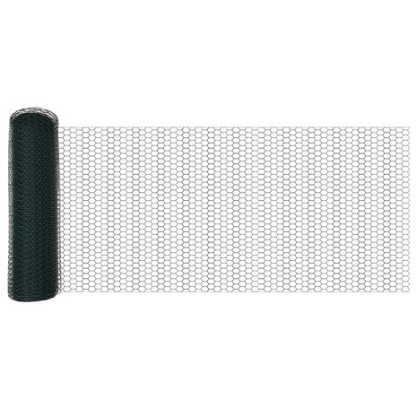 Hexagon Hek Groen 0,8 x 10 m PVC 2