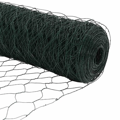 Hexagon Hek Groen 0,8 x 10 m PVC 8