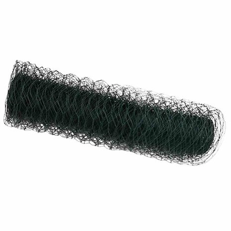 Hexagon Hek Groen 0,6 x 25 m PVC 2