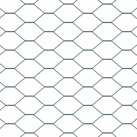 Hexagon Hek Groen 0,6 x 25 m PVC 7