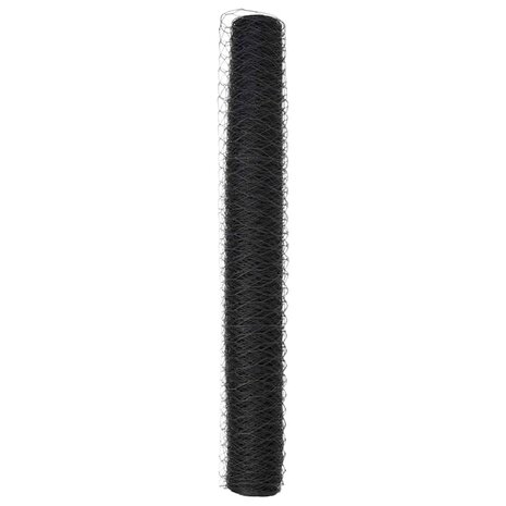 Hexagon Hek Grijs 1,2 x 10 m PVC 6