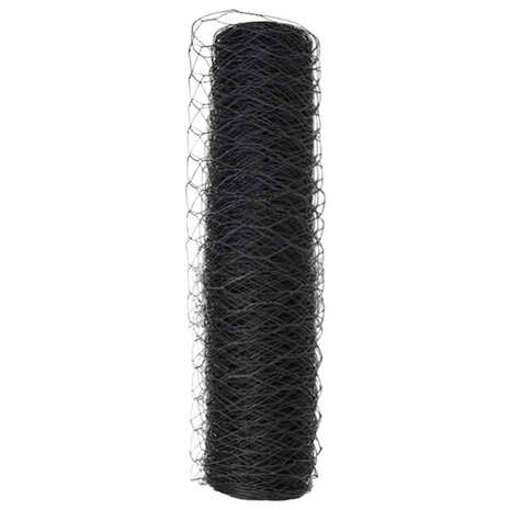 Hexagon Hek Grijs 0,4 x 25 m PVC 6