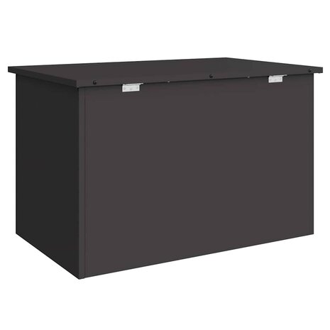 Buiten opbergbox Zwart 80 x 50,5 x 50 cm Staal 8