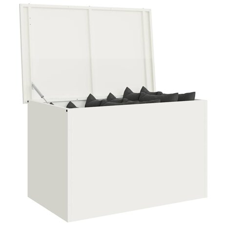 Buiten opbergbox Wit 80 x 50,5 x 50 cm Staal 3