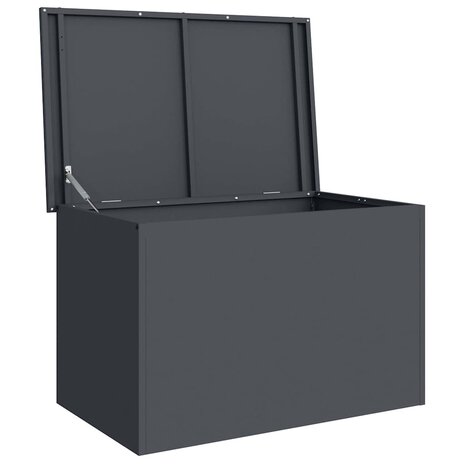 Buiten opbergbox Antraciet 80 x 50,5 x 50 cm Staal 5