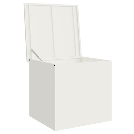 Buiten opbergbox Wit 55 x 50,5 x 50 cm Staal 5