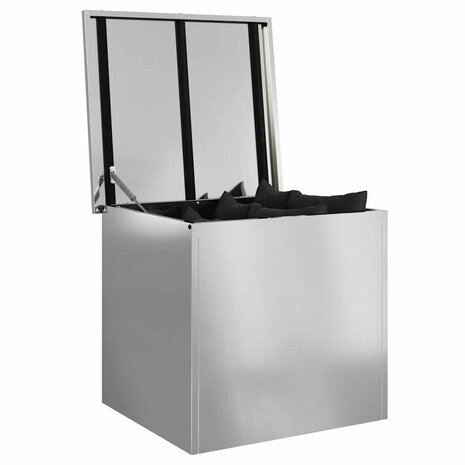 Buiten opbergbox Zilver 55 x 50,5 x 50 cm Staal 3
