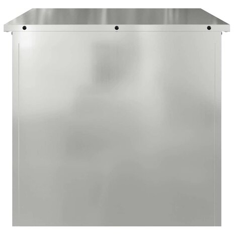Buiten opbergbox Zilver 55 x 50,5 x 50 cm Staal 6