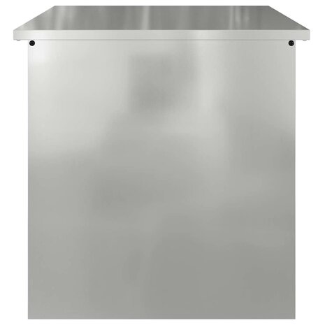 Buiten opbergbox Zilver 55 x 50,5 x 50 cm Staal 7