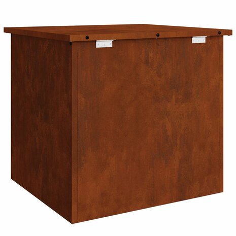 Buiten opbergbox Roestig 55 x 50,5 x 50 cm Staal 9
