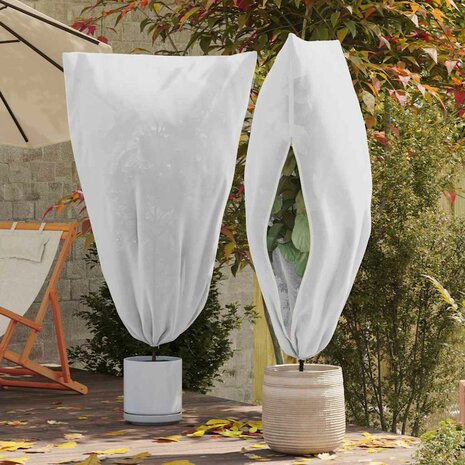 Plantenbeschermhoes 5 pcs Wit 1,55 x 1,55 m 1