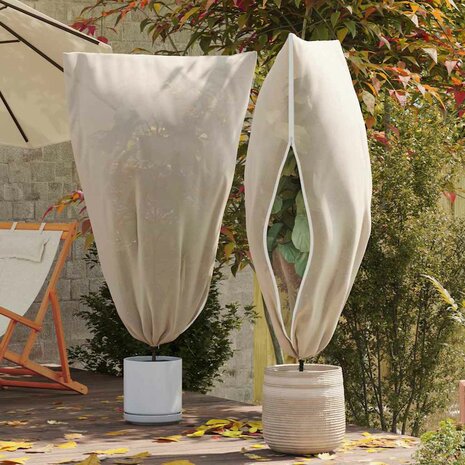 Plantenbeschermhoes 5 pcs Beige 1,55 x 1 m 1