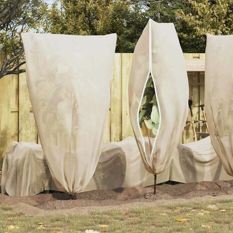 Plantenbeschermhoes 5 pcs Beige 1,55 x 1,55 m 6