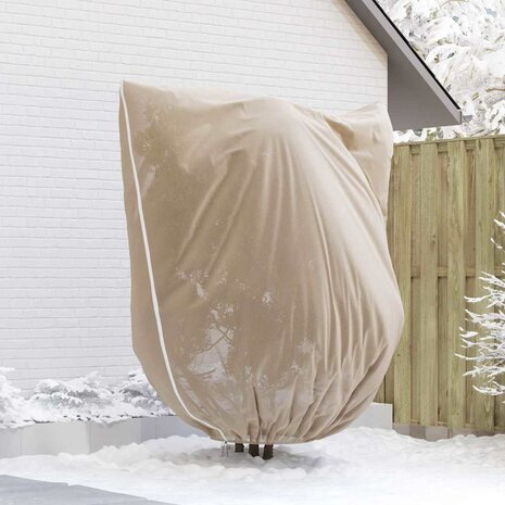 Plantenbeschermhoes 3 pcs Beige 2,4 x 2 m 5