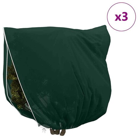 Plantenbeschermhoes 3 pcs Groen 2 x 2,36 m 4